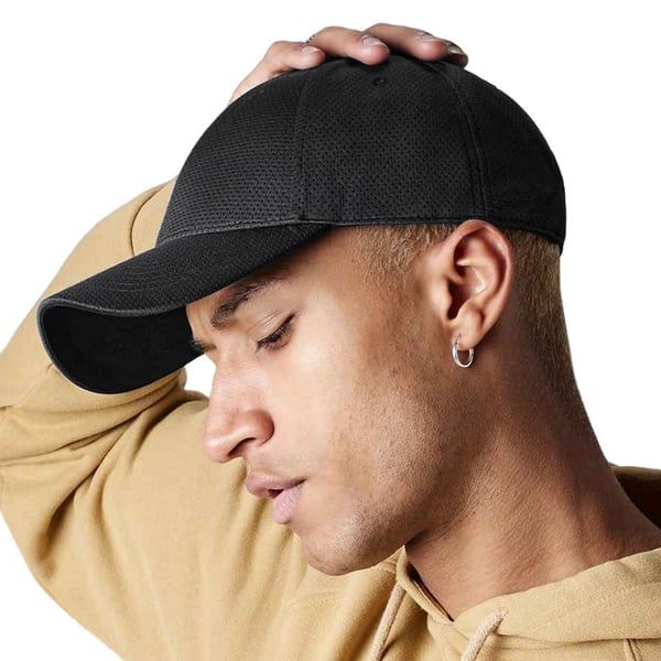 Beechfield Unisex Vuxen 6-panels Air-Mesh Keps