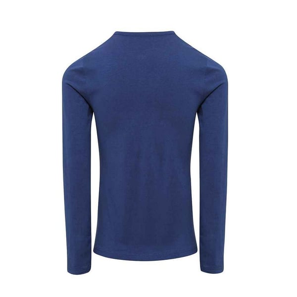 Premier Womens/Ladies Long John Plain Roll Sleeve T-Shirt