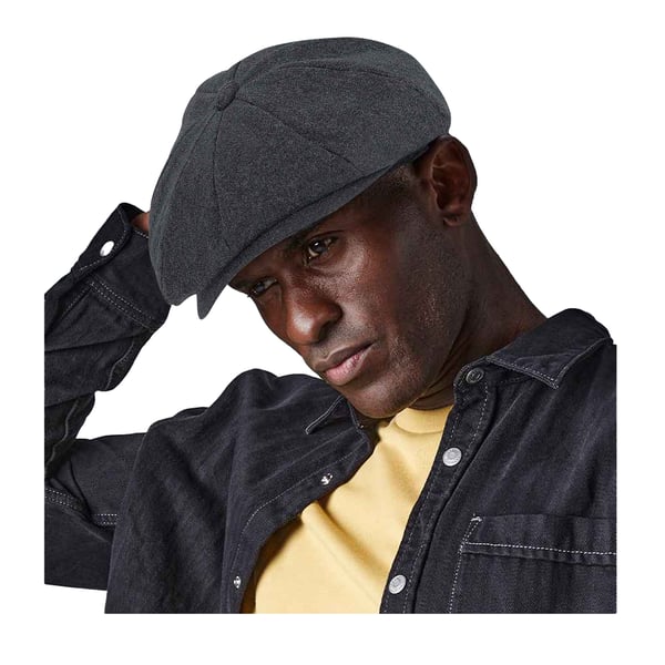 Beechfield Unisex Adult Baker Boy Melton Wool Cap
