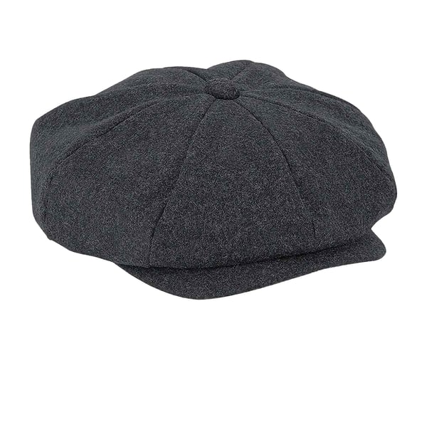Beechfield Unisex Adult Baker Boy Melton Wool Cap