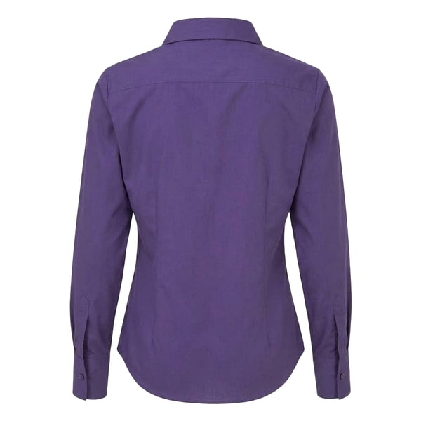 Premier Womens/Ladies Long-Sleeved Shirt