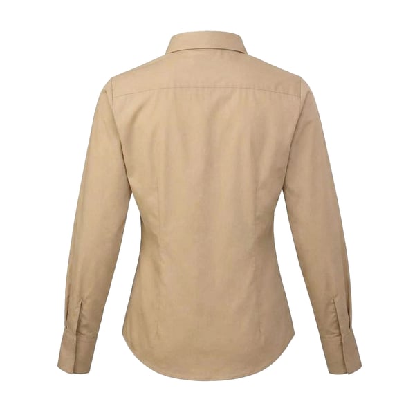 Premier Womens/Ladies Long-Sleeved Shirt
