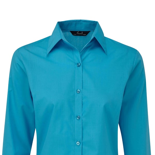 Premier Womens/Ladies Long-Sleeved Shirt