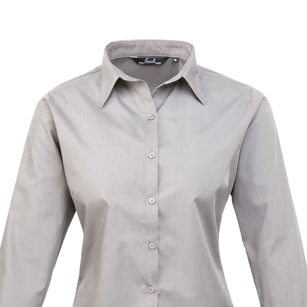 Premier Womens/Ladies Long-Sleeved Shirt