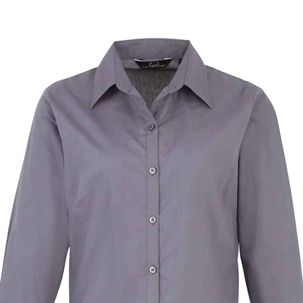 Premier Womens/Ladies Long-Sleeved Shirt