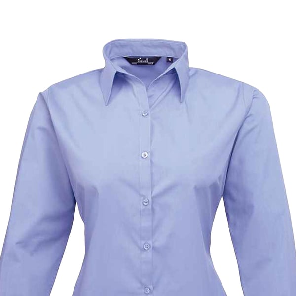 Premier Womens/Ladies Long-Sleeved Shirt