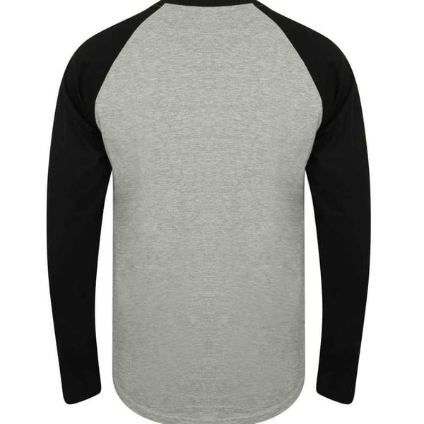 Skinni Fit Mens Long-Sleeved Baseball T-Shirt