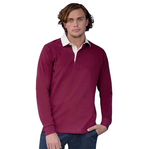 Front Row Mens Premium Rugby Shirt