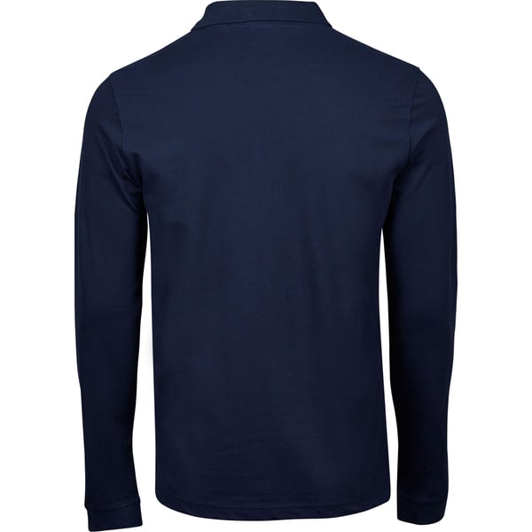 Tee Jays Mens Luxury Stretch Long-Sleeved Polo Shirt