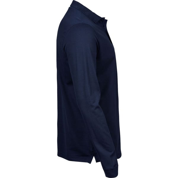 Tee Jays Mens Luxury Stretch Long-Sleeved Polo Shirt