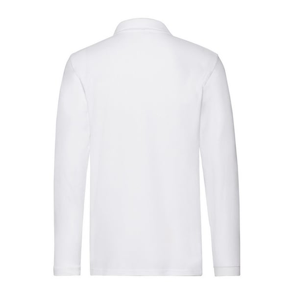 Fruit of the Loom Mens Cotton Pique Long-Sleeved Polo Shirt