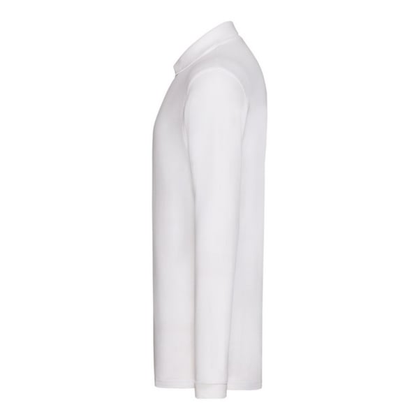 Fruit of the Loom Mens Cotton Pique Long-Sleeved Polo Shirt