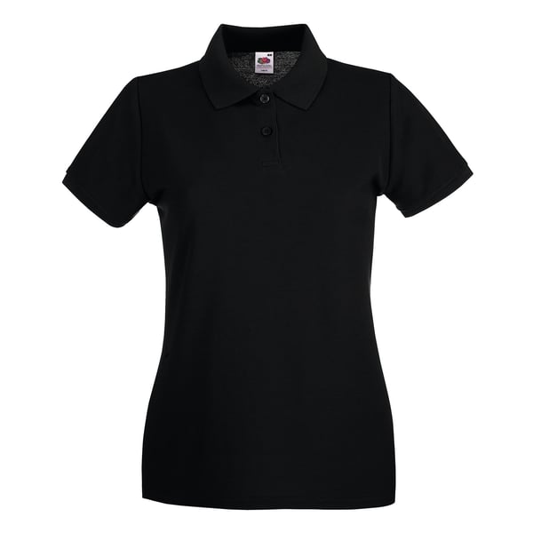 Fruit of the Loom Womens/Ladies Premium Cotton Pique Lady Fit Polo Shirt