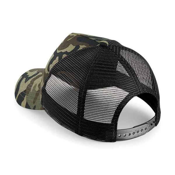Beechfield Unisex Adult Camo Snapback Trucker Cap
