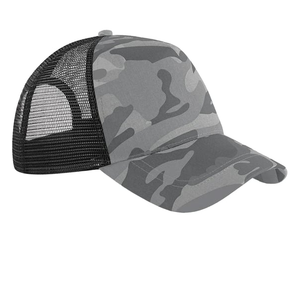Beechfield Unisex Vuxen Camo Snapback Trucker Keps