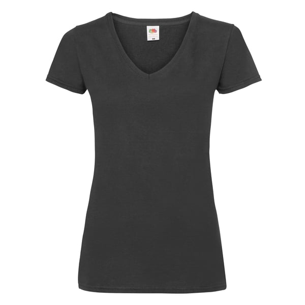 Fruit Of The Loom Womens/Ladies V Neck Lady Fit T-Shirt