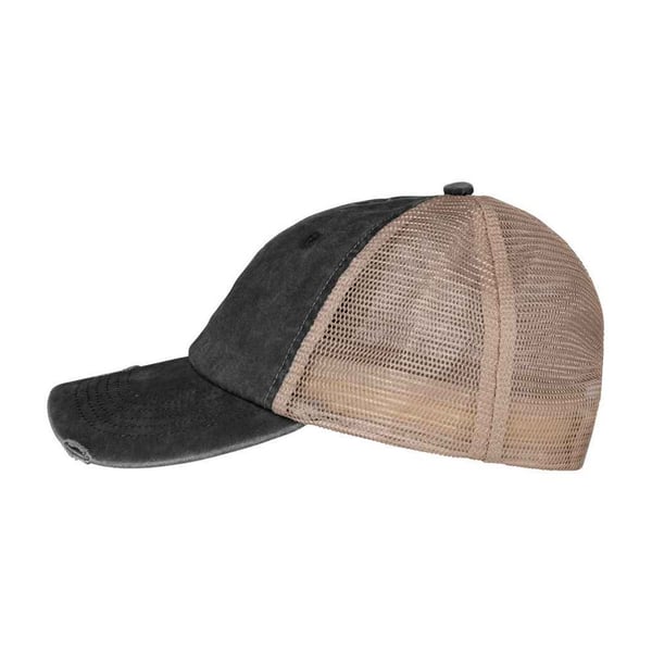Native Spirit Unisex Adult Destroy Washed Trucker Cap