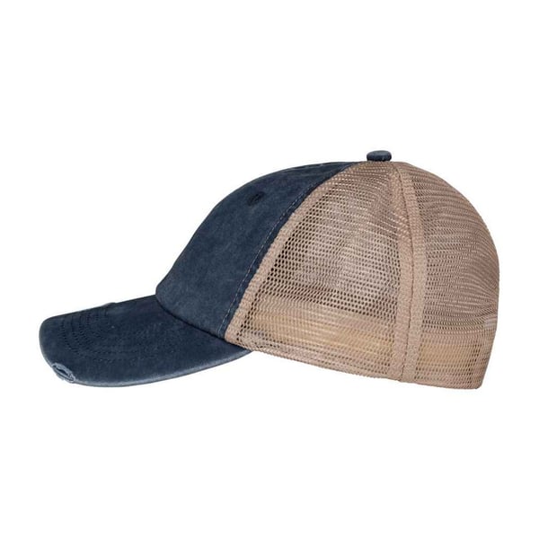 Native Spirit Unisex Adult Destroy Washed Trucker Cap