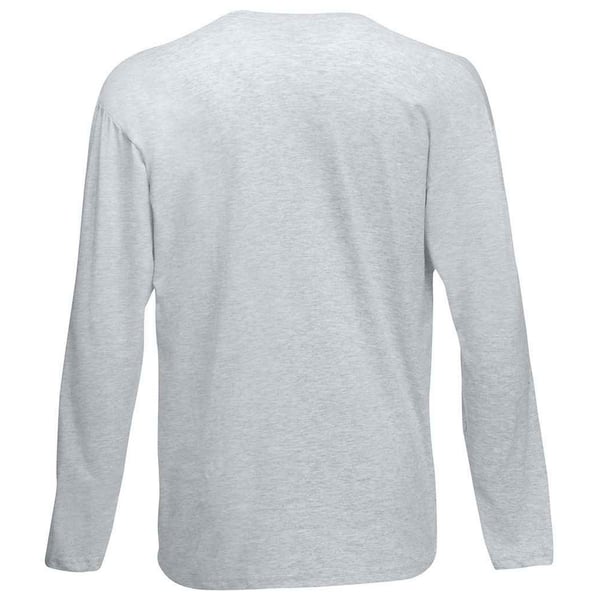 Fruit of the Loom Unisex Adult Valueweight Plain Long-Sleeved T-Shirt
