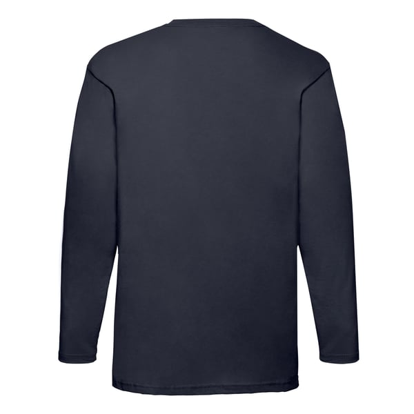 Fruit of the Loom Unisex Adult Valueweight Plain Long-Sleeved T-Shirt