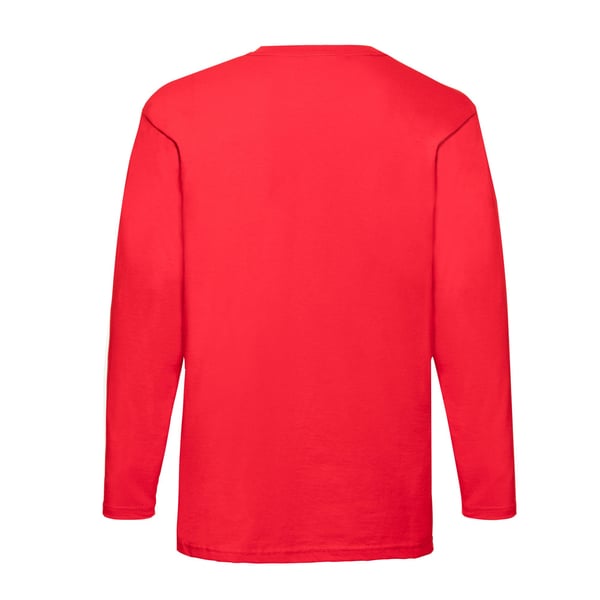 Fruit of the Loom Unisex Adult Valueweight Plain Long-Sleeved T-Shirt