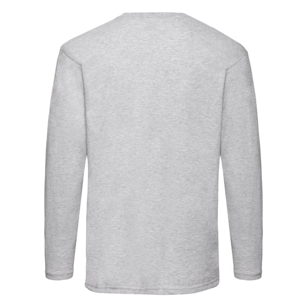 Fruit of the Loom Unisex Adult Valueweight Heather Long-Sleeved T-Shirt