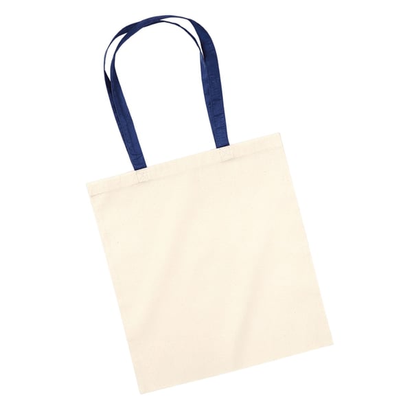 Westford Mill Contrast Handle Tote Bag