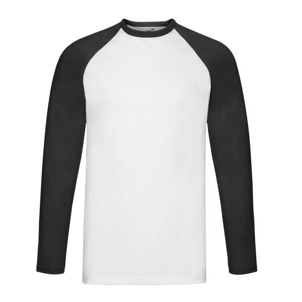 Fruit of the Loom Unisex Vuxen Kontrast Långärmad Baseball T-shirt