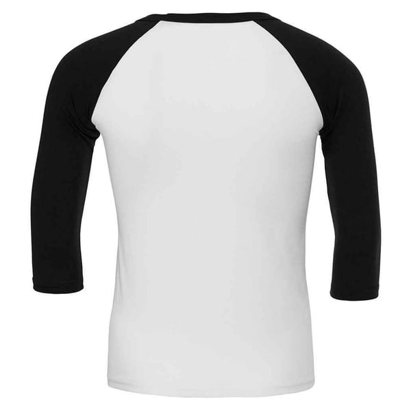 Canvas Unisex Adult 3/4 Sleeve Baseball T-Shirt