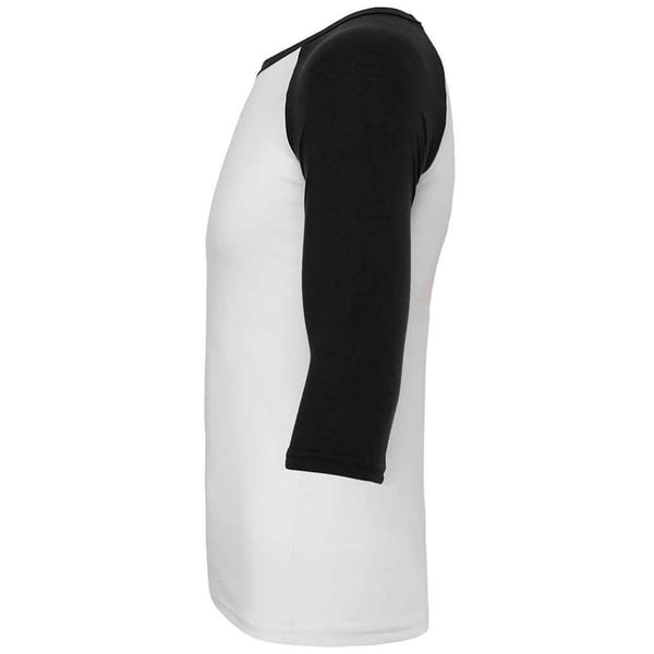 Canvas Unisex Adult 3/4 Sleeve Baseball T-Shirt
