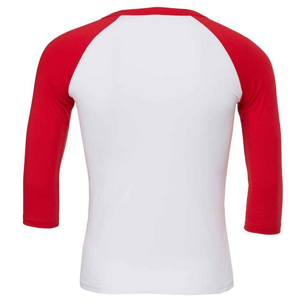 Canvas Unisex Adult 3/4 Sleeve Baseball T-Shirt