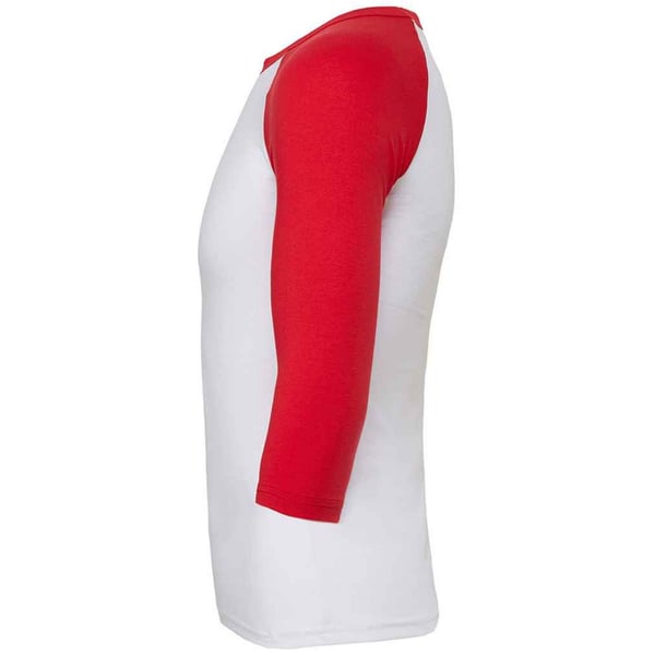Canvas Unisex Adult 3/4 Sleeve Baseball T-Shirt
