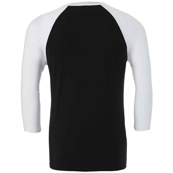 Canvas Unisex Adult 3/4 Sleeve Baseball T-Shirt
