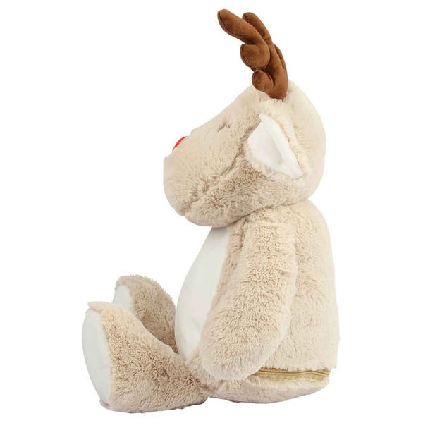 Mumbles Zipped Reindeer Plush Toy