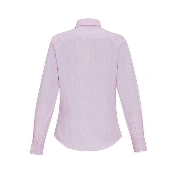 Premier Womens/Ladies Striped Oxford Long-Sleeved Formal Shirt