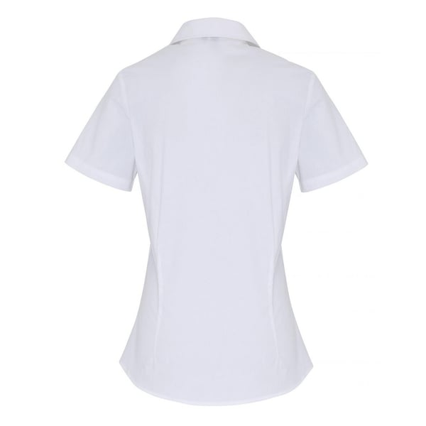 Premier Womens/Ladies Stretch Short-Sleeved Formal Shirt