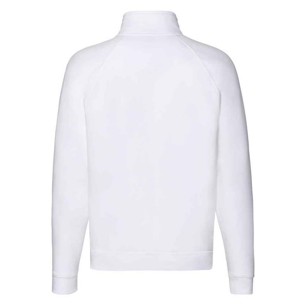 Fruit Of The Loom Mens Premium Zip Neck Heather Sweatshirt