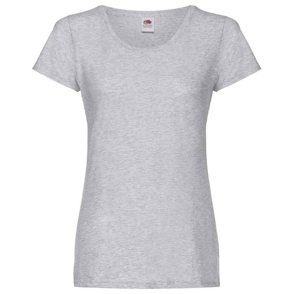 Fruit of the Loom Dam/Kvinnor Original Heather Lady Fit T-shirt