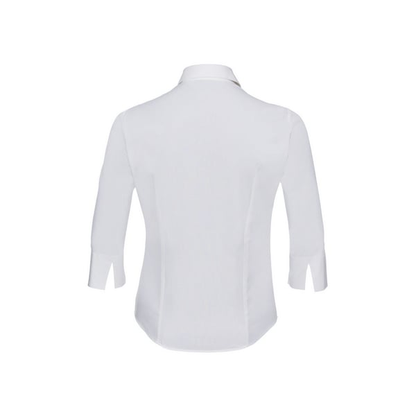 Russell Collection Womens/Ladies Easy-Care Fitted 3/4 Sleeve Formal Shirt