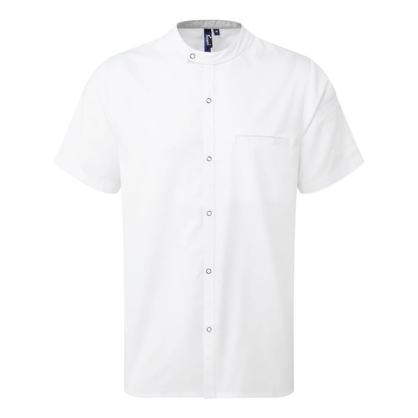 Premier Unisex Adult Recyclight Short-Sleeved Chef Shirt
