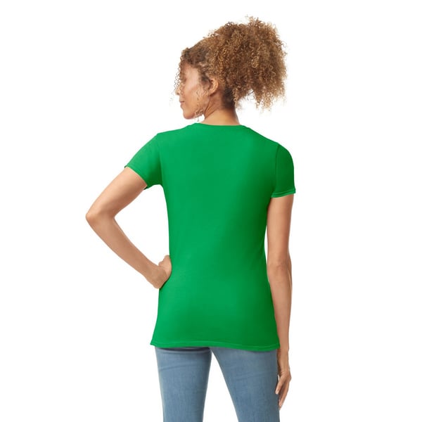Gildan Womens/Ladies Softstyle Plain Ringspun Cotton Fitted T-Shirt