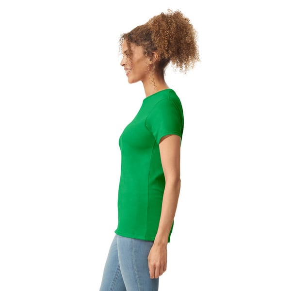 Gildan Womens/Ladies Softstyle Plain Ringspun Cotton Fitted T-Shirt