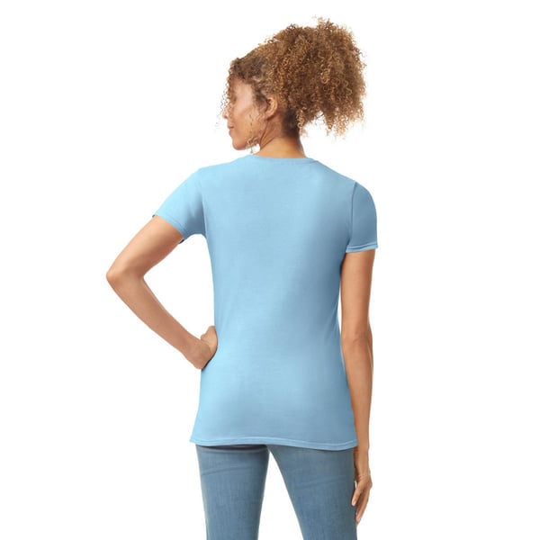 Gildan Womens/Ladies Softstyle Plain Ringspun Cotton Fitted T-Shirt