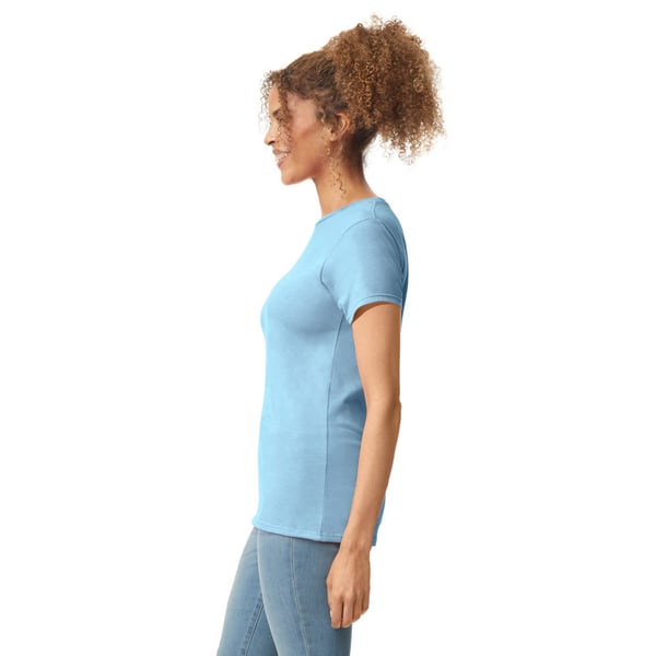 Gildan Womens/Ladies Softstyle Plain Ringspun Cotton Fitted T-Shirt