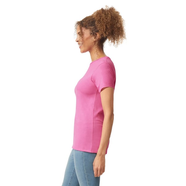 Gildan Womens/Ladies Softstyle Plain Ringspun Cotton Fitted T-Shirt