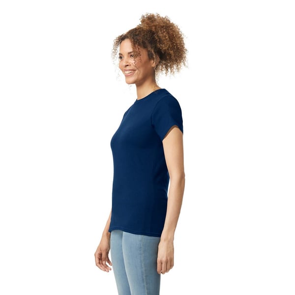 Gildan Womens/Ladies Softstyle Plain Ringspun Cotton Fitted T-Shirt