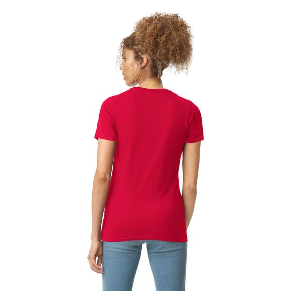 Gildan Womens/Ladies Softstyle Plain Ringspun Cotton Fitted T-Shirt