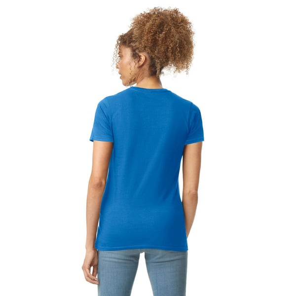 Gildan Womens/Ladies Softstyle Plain Ringspun Cotton Fitted T-Shirt