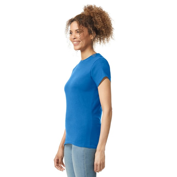Gildan Womens/Ladies Softstyle Plain Ringspun Cotton Fitted T-Shirt