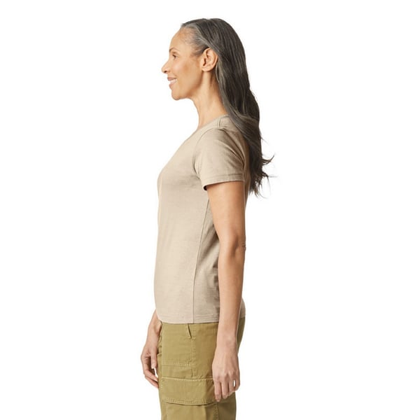 Gildan Womens/Ladies Softstyle Plain Ringspun Cotton Fitted T-Shirt